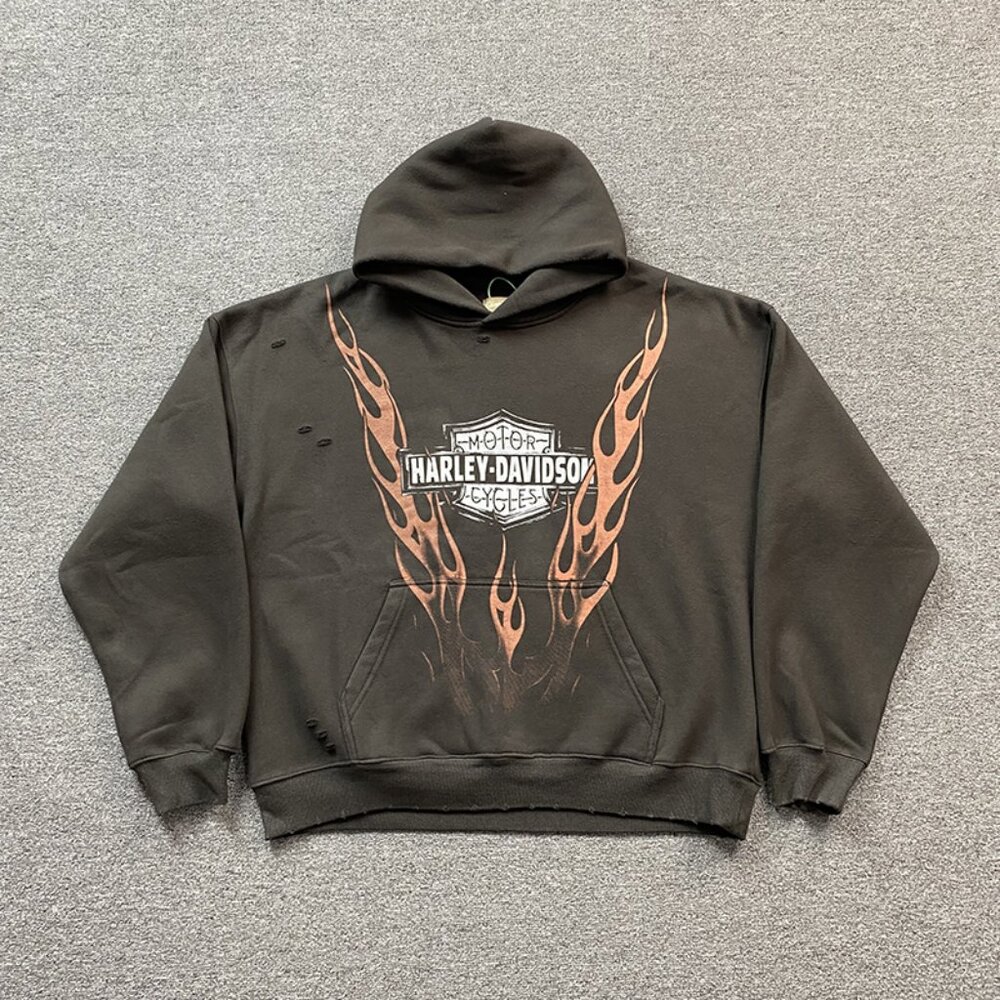 CHOOOSELF Harley Davidson Cool Flame Hoodie